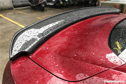 Carbonado 2015-2023 Ford Mustang BM Style Carbon Fiber Trunk Spoiler