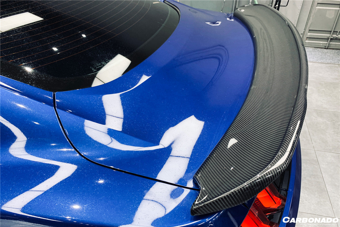 Carbonado 2015-2023 Ford Mustang BM Style Carbon Fiber Trunk Spoiler
