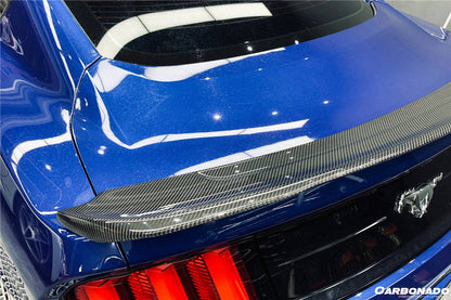 Carbonado 2015-2023 Ford Mustang BM Style Carbon Fiber Trunk Spoiler