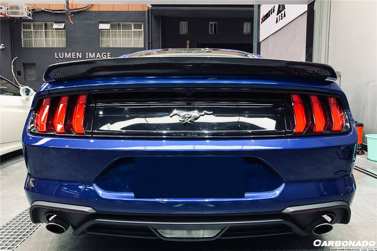 Carbonado 2015-2023 Ford Mustang BM Style Carbon Fiber Trunk Spoiler