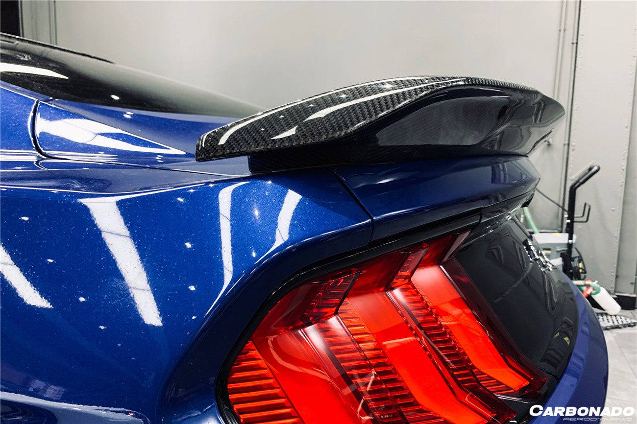Carbonado 2015-2023 Ford Mustang BM Style Carbon Fiber Trunk Spoiler