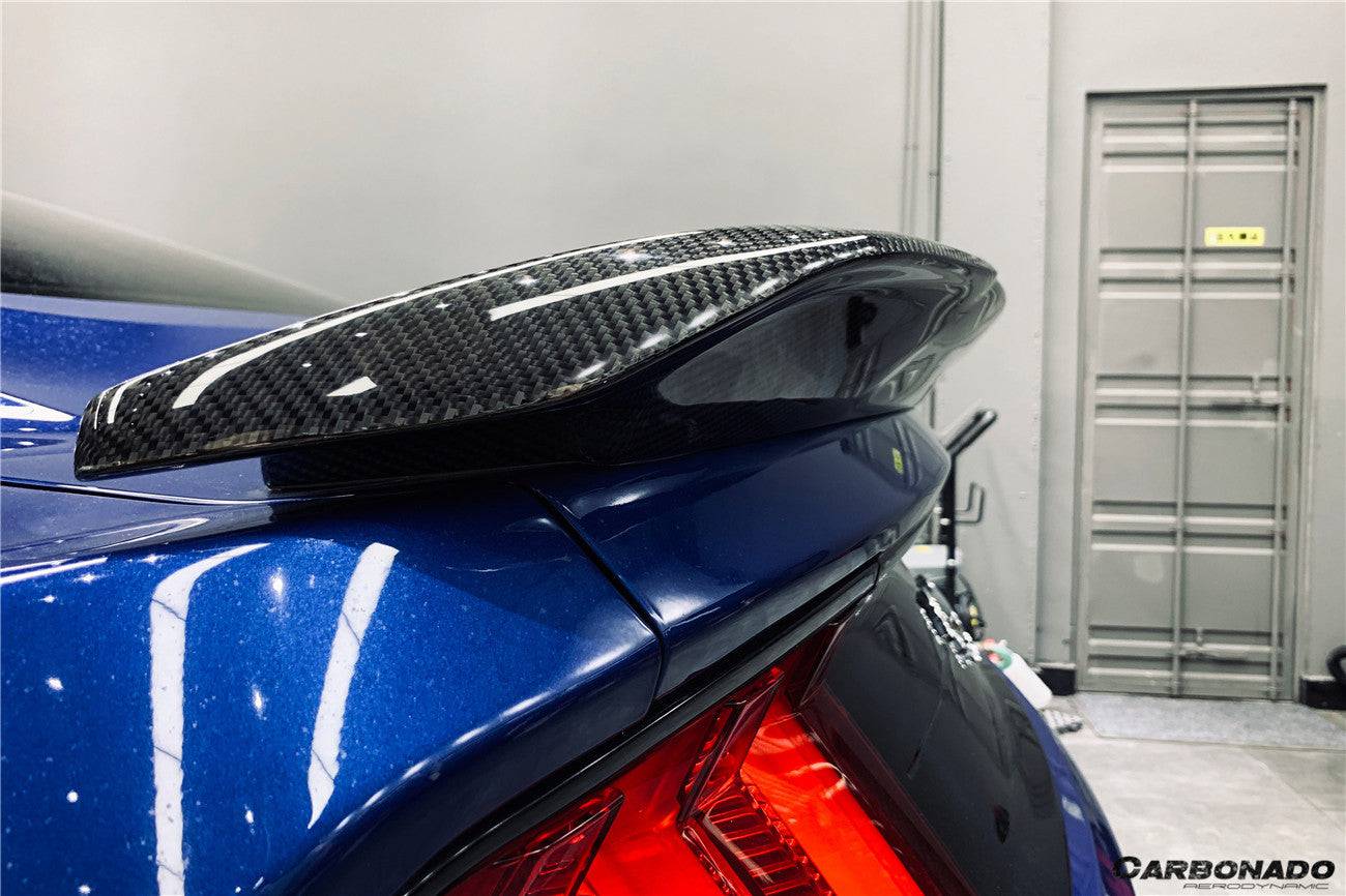 Carbonado 2015-2023 Ford Mustang BM Style Carbon Fiber Trunk Spoiler