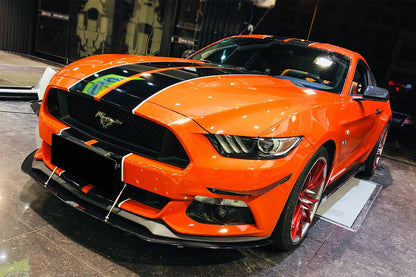 Carbonado 2015-2017 Ford Mustang APR Style Carbon Fiber Front Lip Underboard