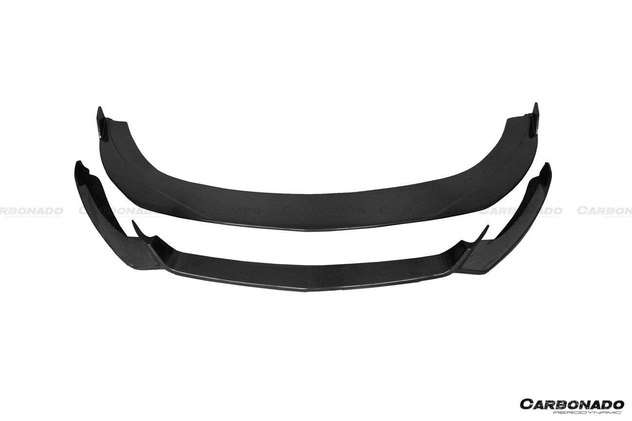 Carbonado 2015-2017 Ford Mustang HY Style Carbon Fiber Front Lip