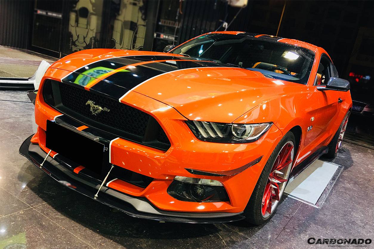 Carbonado 2015-2017 Ford Mustang AR Style Carbon Fiber Canards
