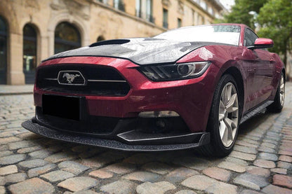Carbonado 2015-2017 Ford Mustang HY Style Carbon Fiber Front Lip