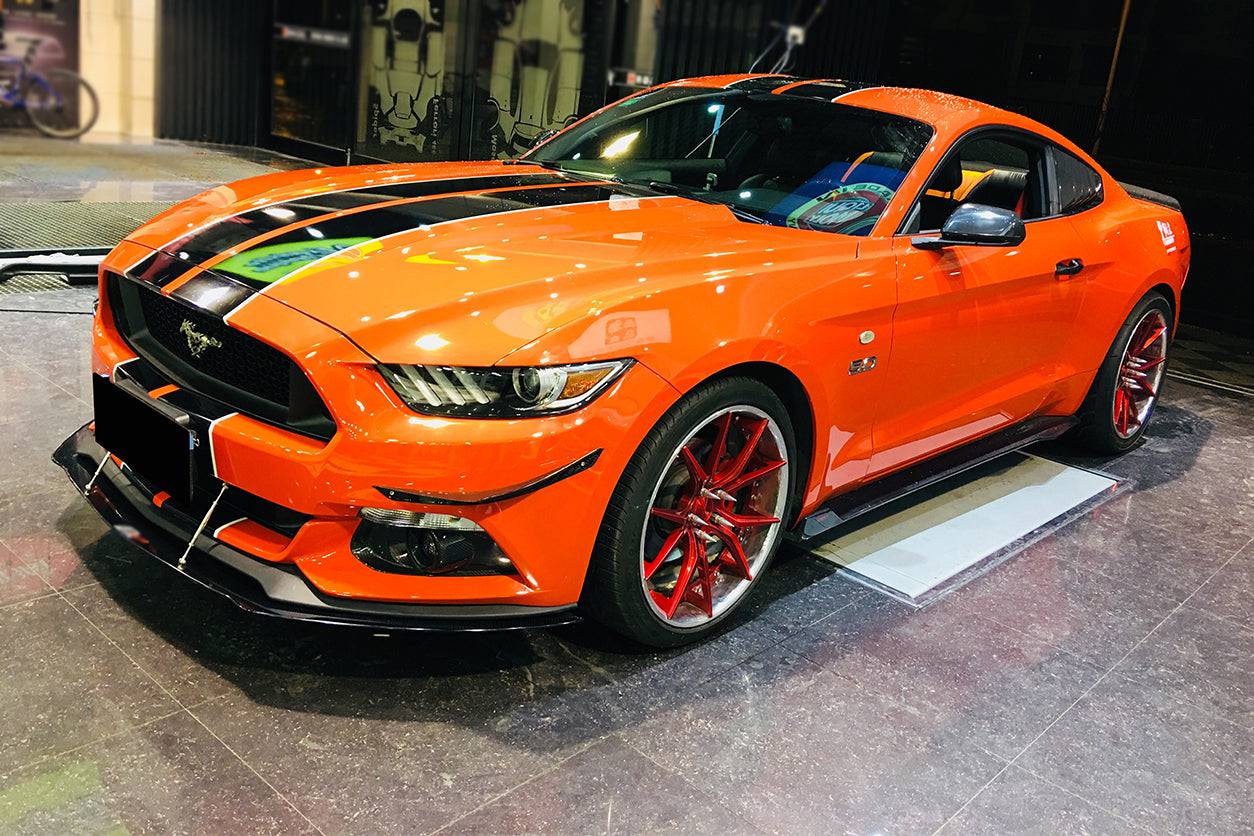 Carbonado 2015-2017 Ford Mustang AR Style Carbon Fiber Canards