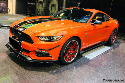 Carbonado 2015-2017 Ford Mustang APR Style Carbon Fiber Front Lip Underboard