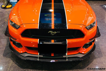 Carbonado 2015-2017 Ford Mustang AR Style Carbon Fiber Canards
