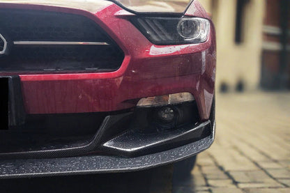 Carbonado 2015-2017 Ford Mustang HY Style Carbon Fiber Front Lip