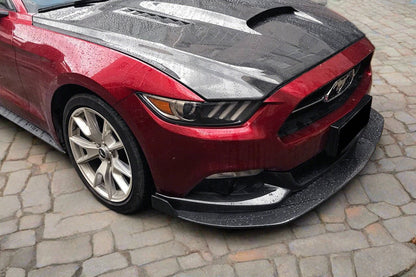 Carbonado 2015-2017 Ford Mustang HY Style Carbon Fiber Front Lip