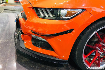 Carbonado 2015-2017 Ford Mustang AR Style Carbon Fiber Canards