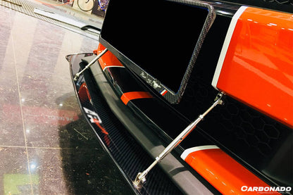 Carbonado 2015-2017 Ford Mustang APR Style Carbon Fiber Front Lip Underboard