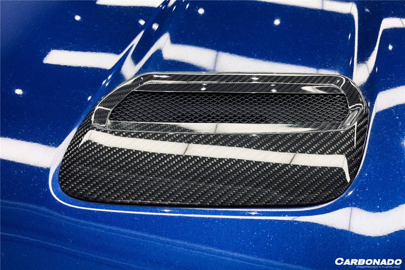 Carbonado 2018-2023 Ford Mustang OEM Style Carbon Fiber Hood Vents