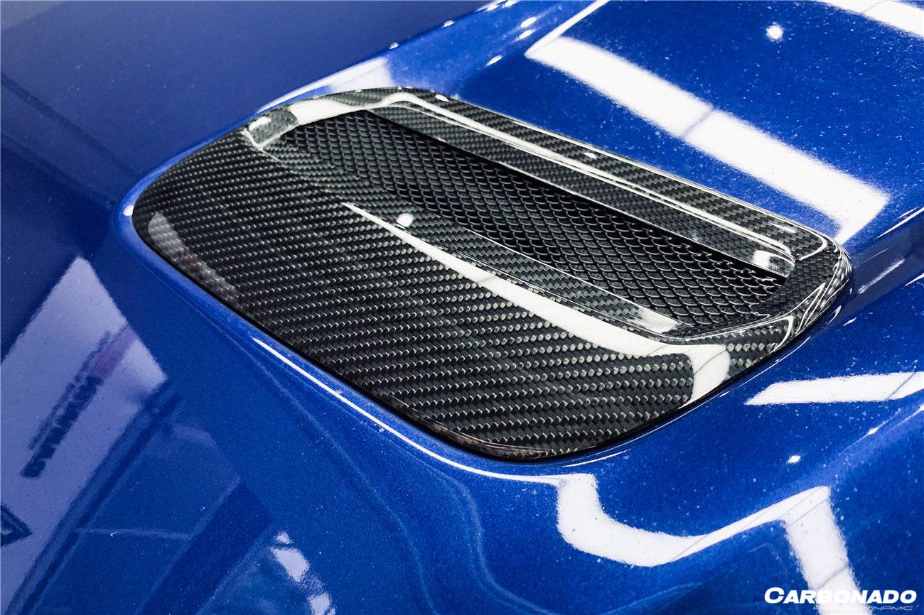 Carbonado 2018-2023 Ford Mustang OEM Style Carbon Fiber Hood Vents