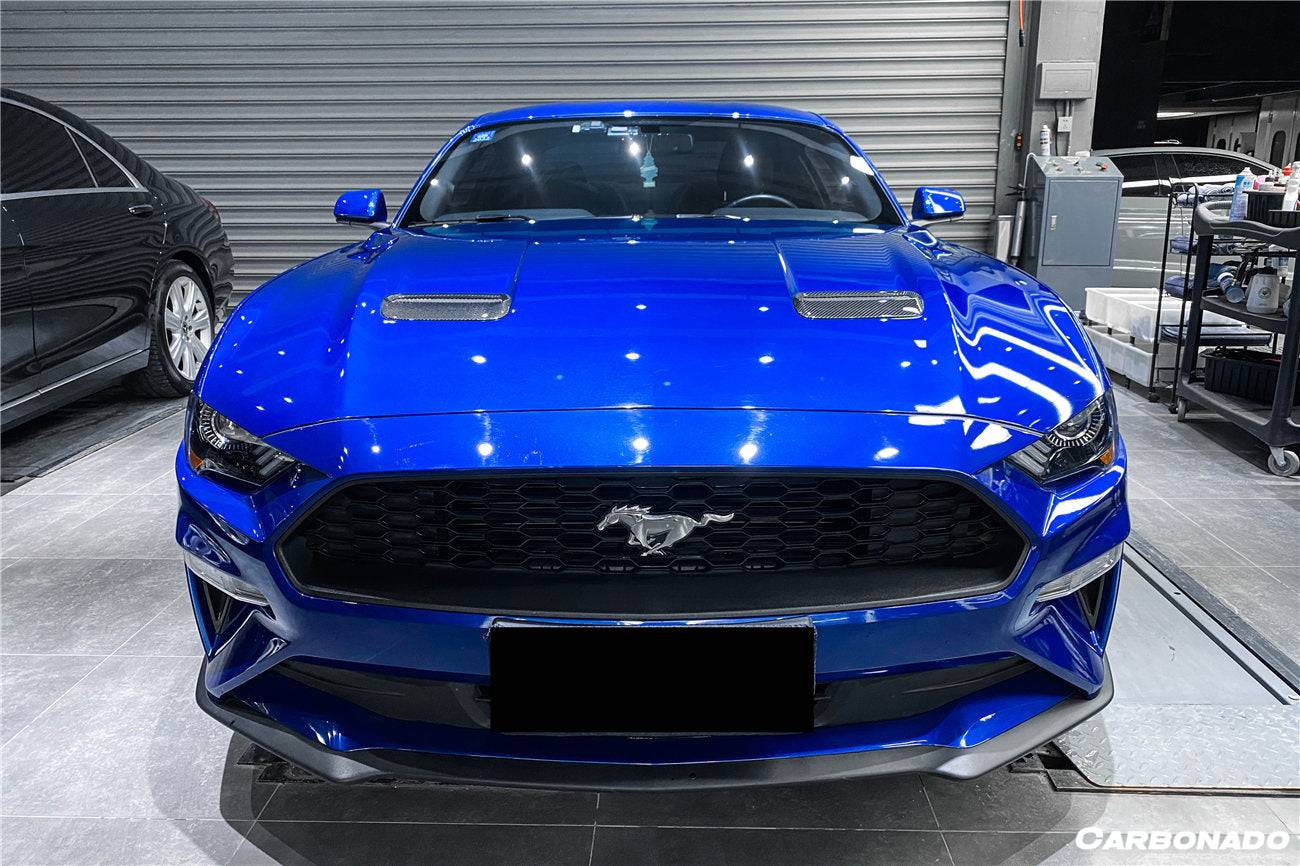 Carbonado 2018-2023 Ford Mustang OEM Style Carbon Fiber Hood Vents