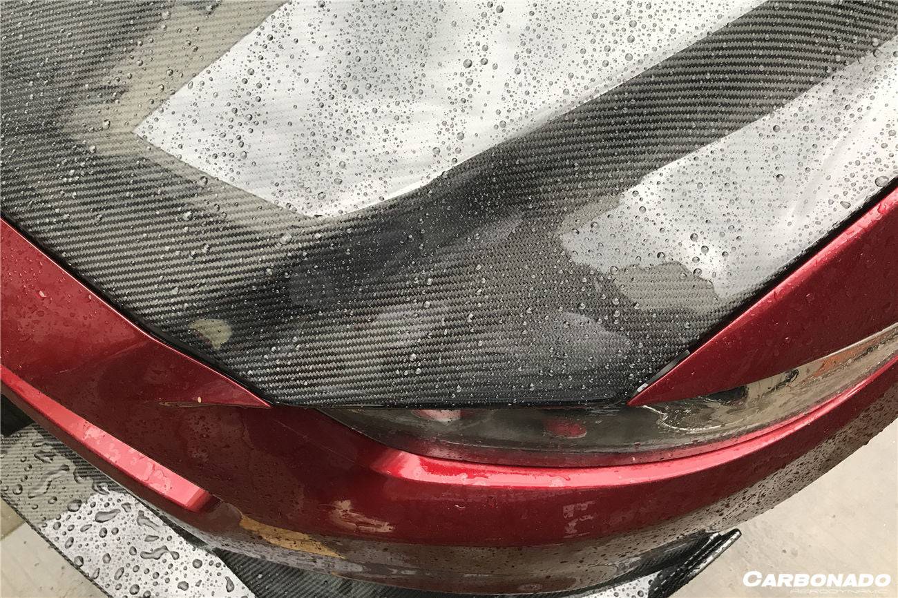 Carbonado 2015-2017 Ford Mustang GT & V6 TRU Style Hood