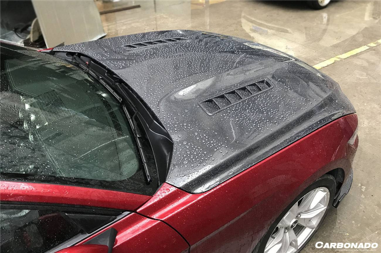 Carbonado 2015-2017 Ford Mustang GT & V6 TRU Style Hood