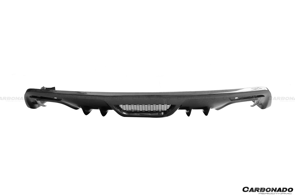 DarwinPRO 2015-2017 Ford Mustang Rsh Style Carbon Fiber Rear Diffuser Lip