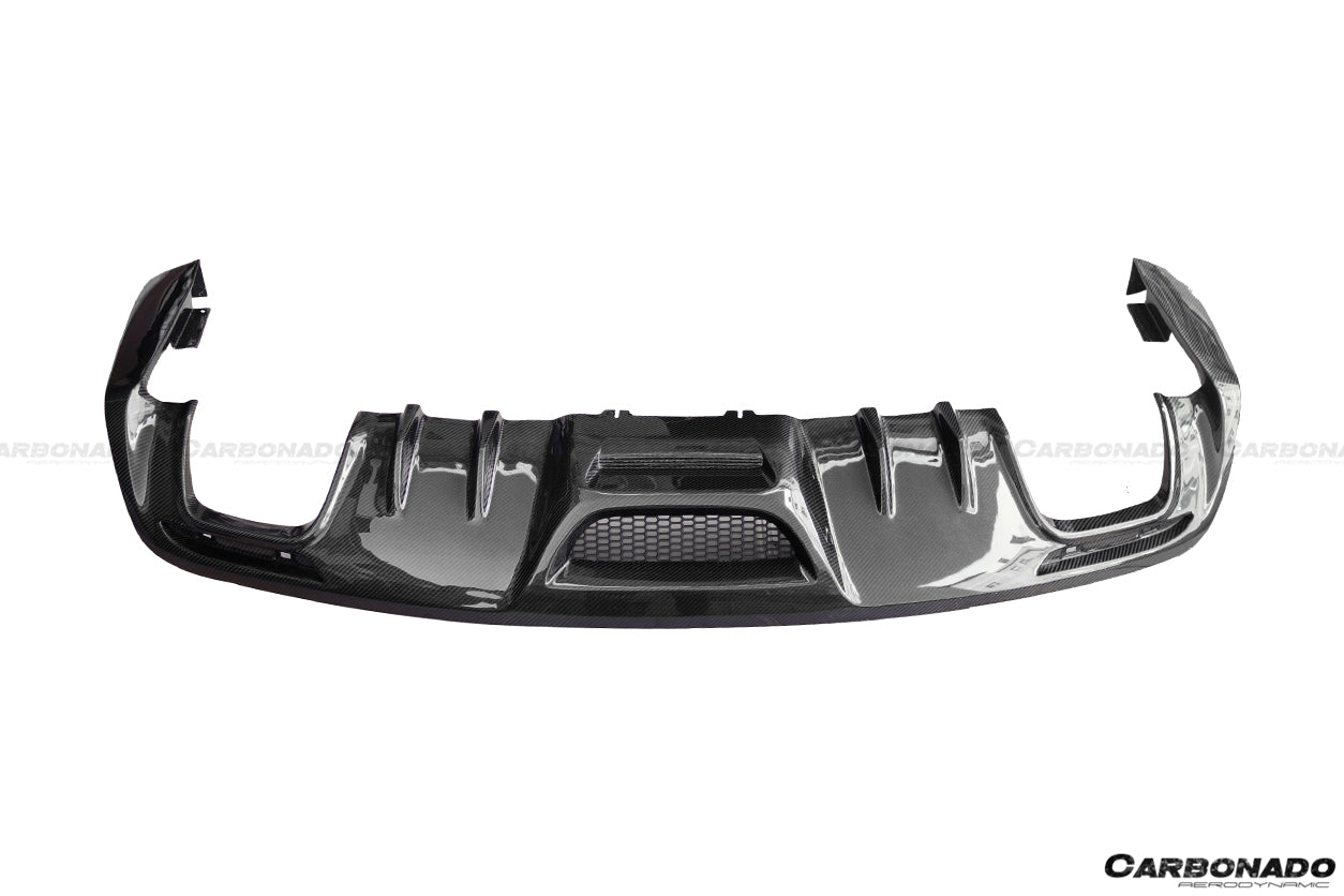 DarwinPRO 2015-2017 Ford Mustang Rsh Style Carbon Fiber Rear Diffuser Lip