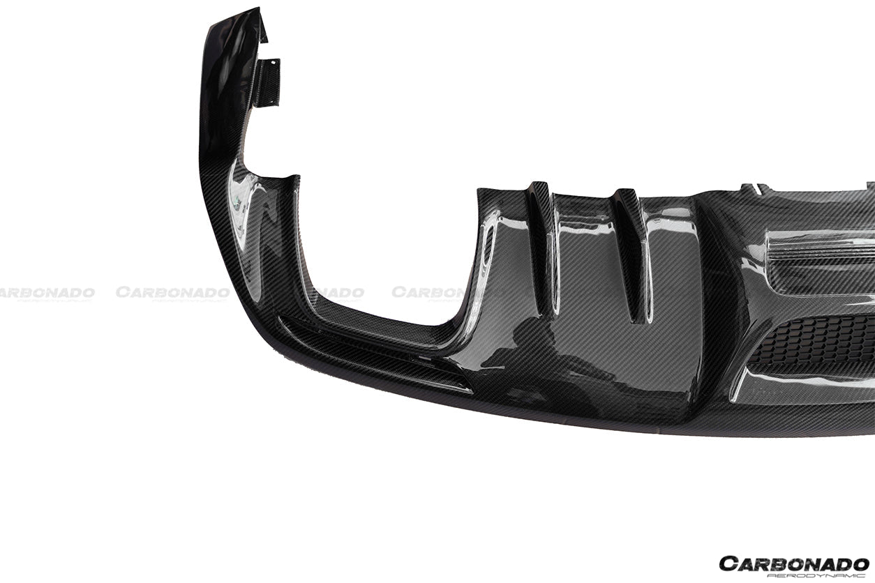 DarwinPRO 2015-2017 Ford Mustang Rsh Style Carbon Fiber Rear Diffuser Lip