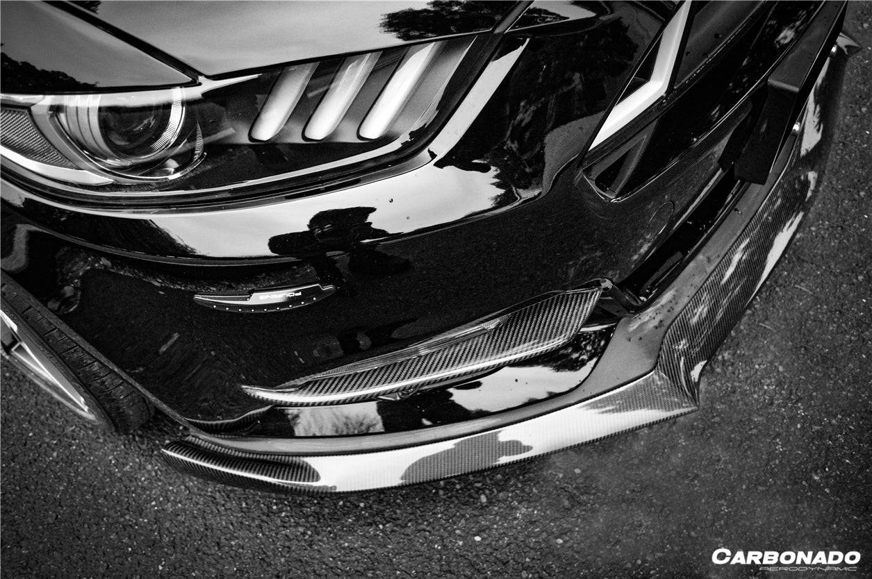 Carbonado 2015-2017 Ford Mustang Rsh Style Carbon Fiber Front Lip