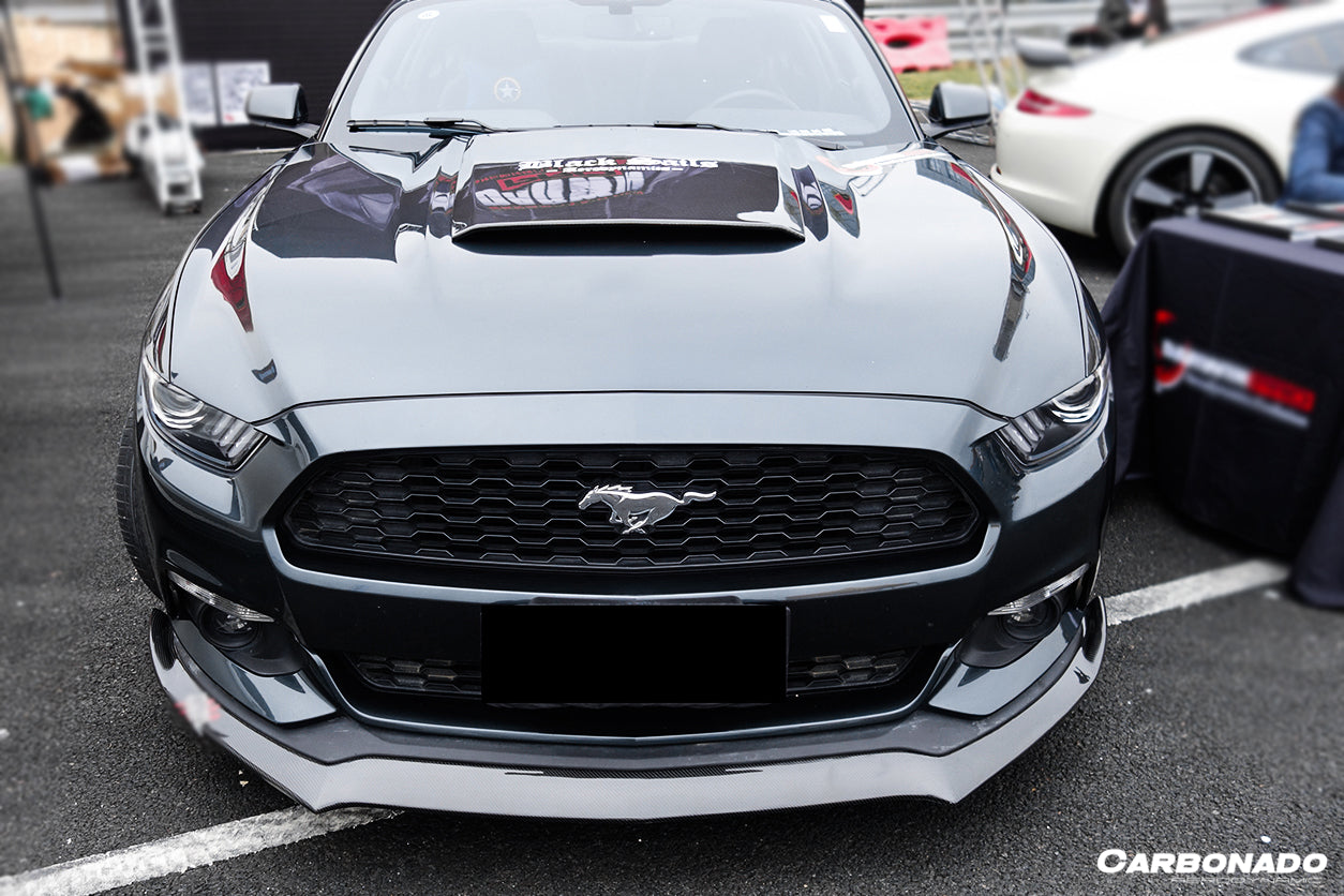 Carbonado 2015-2017 Ford Mustang Rsh Style Carbon Fiber Front Lip