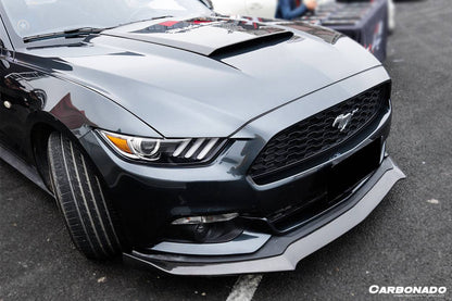 Cubierta de entrada de aire del capó estilo RSH para Ford Mustang Carbonado 2015-2017