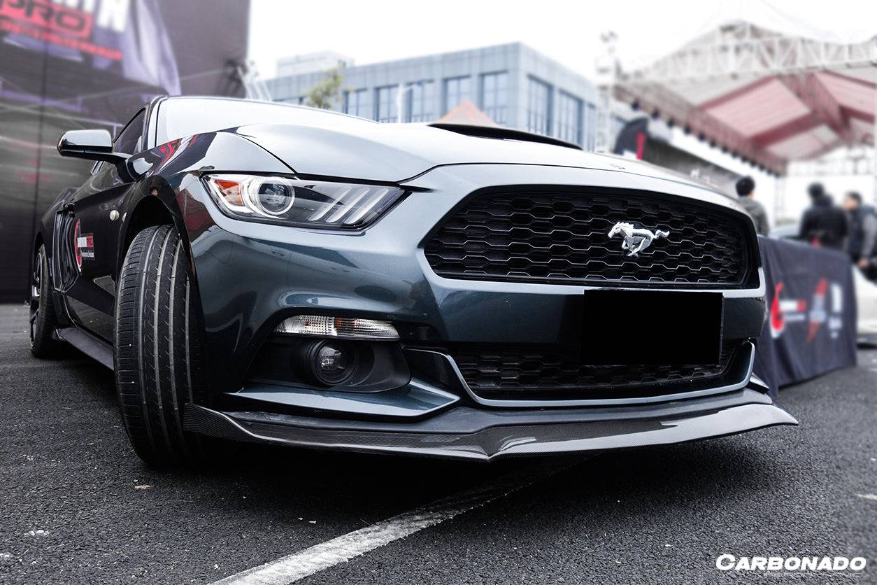 Carbonado 2015-2017 Ford Mustang Rsh Style Carbon Fiber Front Lip