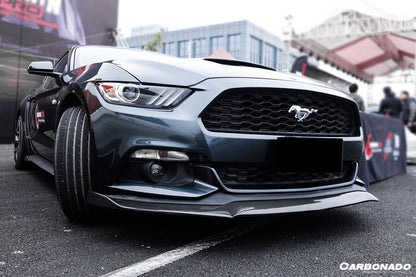 Carbonado 2015-2017 Ford Mustang Rsh Style Carbon Fiber Front Lip