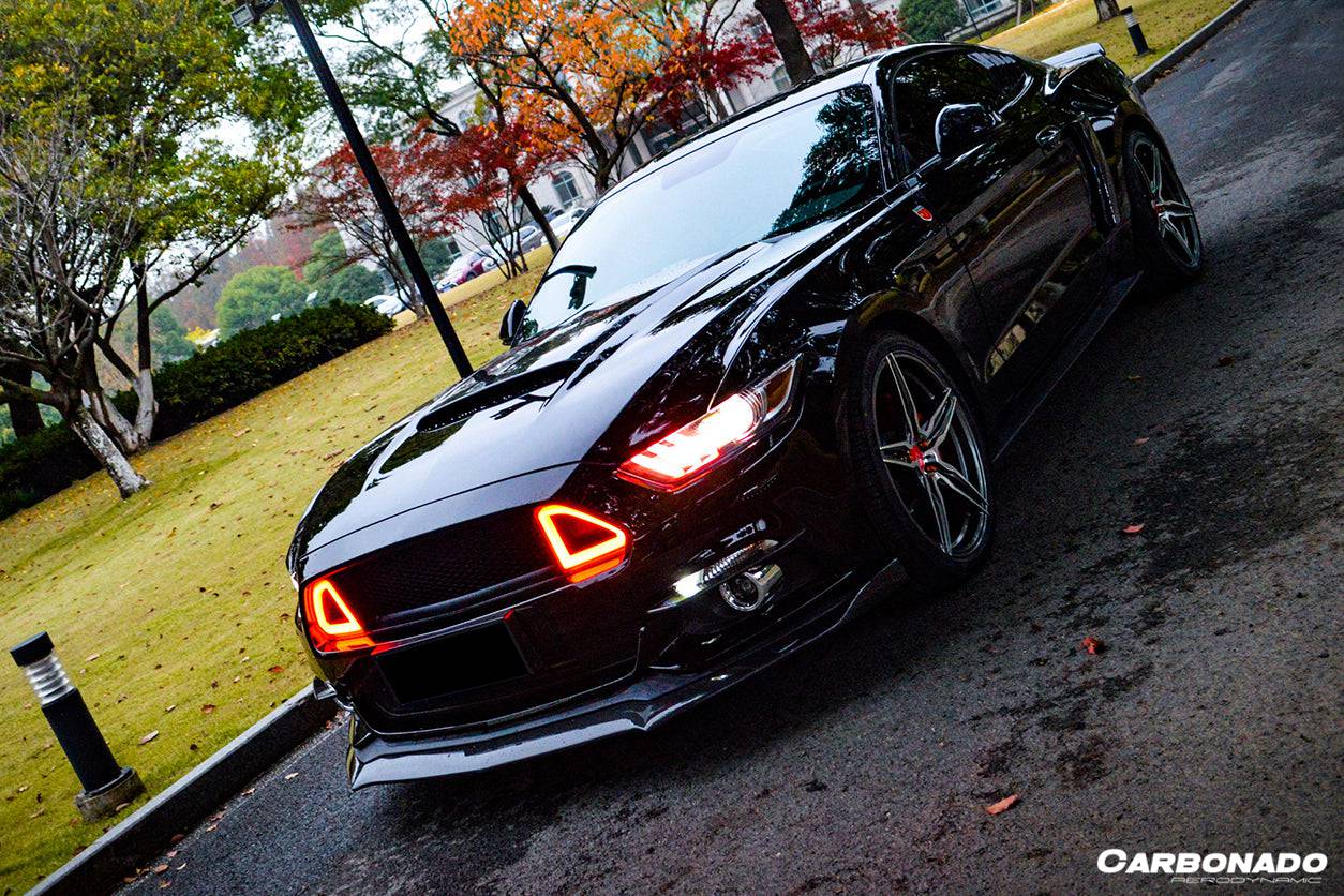 Carbonado 2015-2017 Ford Mustang Rsh Style Carbon Fiber Front Lip