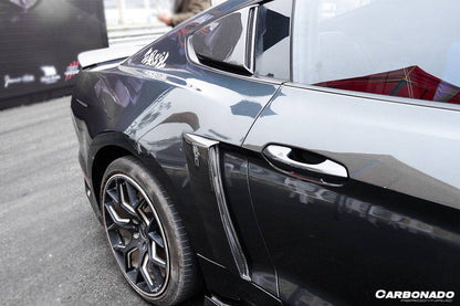 Carbonado 2015-2023 Ford Mustang Rsh Style Quarter Panel Side Scoops