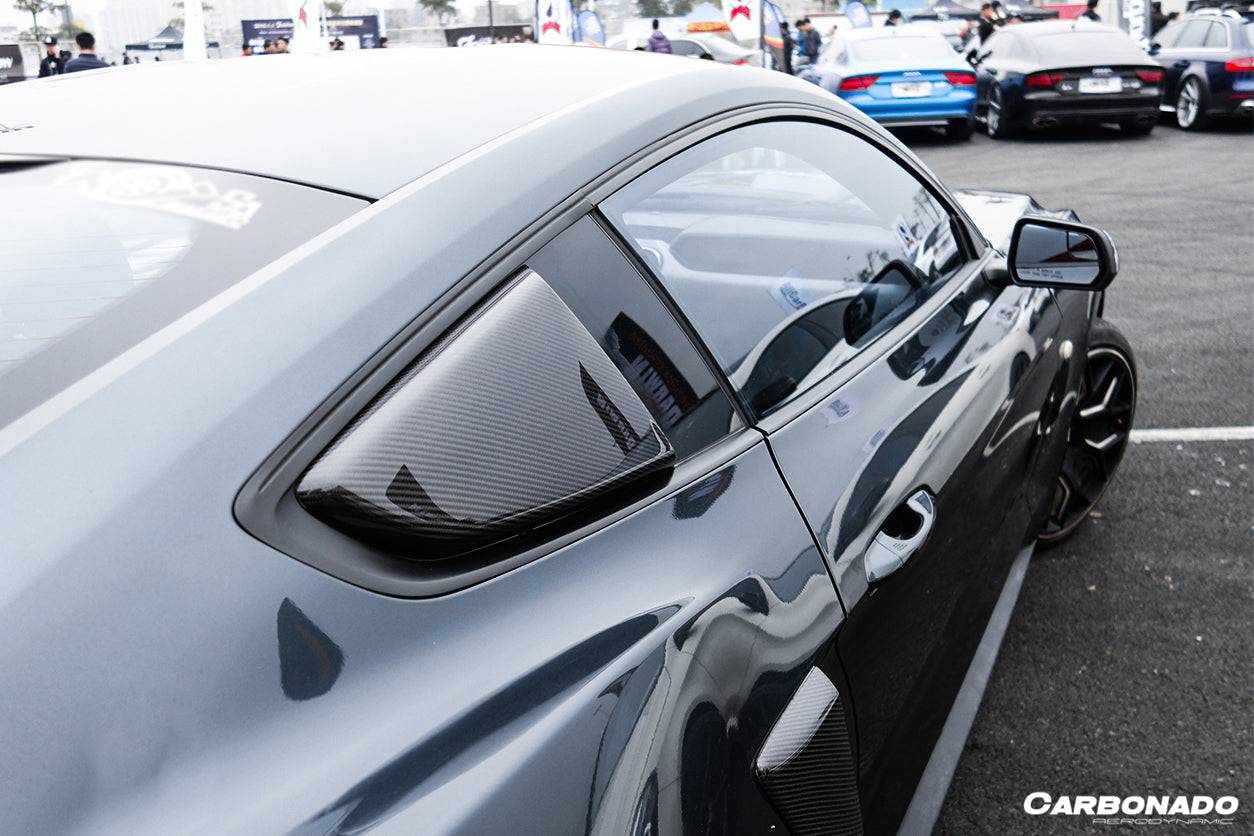 Carbonado 2015-2023 Ford Mustang Rsh Style Quarter Window Scoops