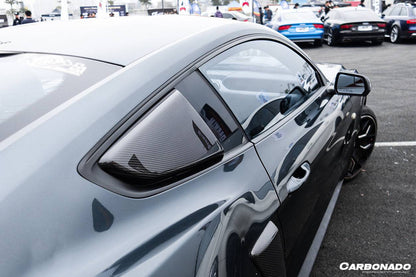 Carbonado 2015-2023 Ford Mustang Rsh Style Quarter Window Scoops