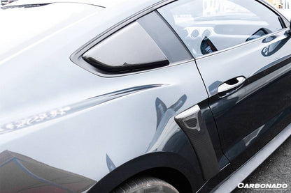 Carbonado 2015-2023 Ford Mustang Rsh Style Quarter Window Scoops