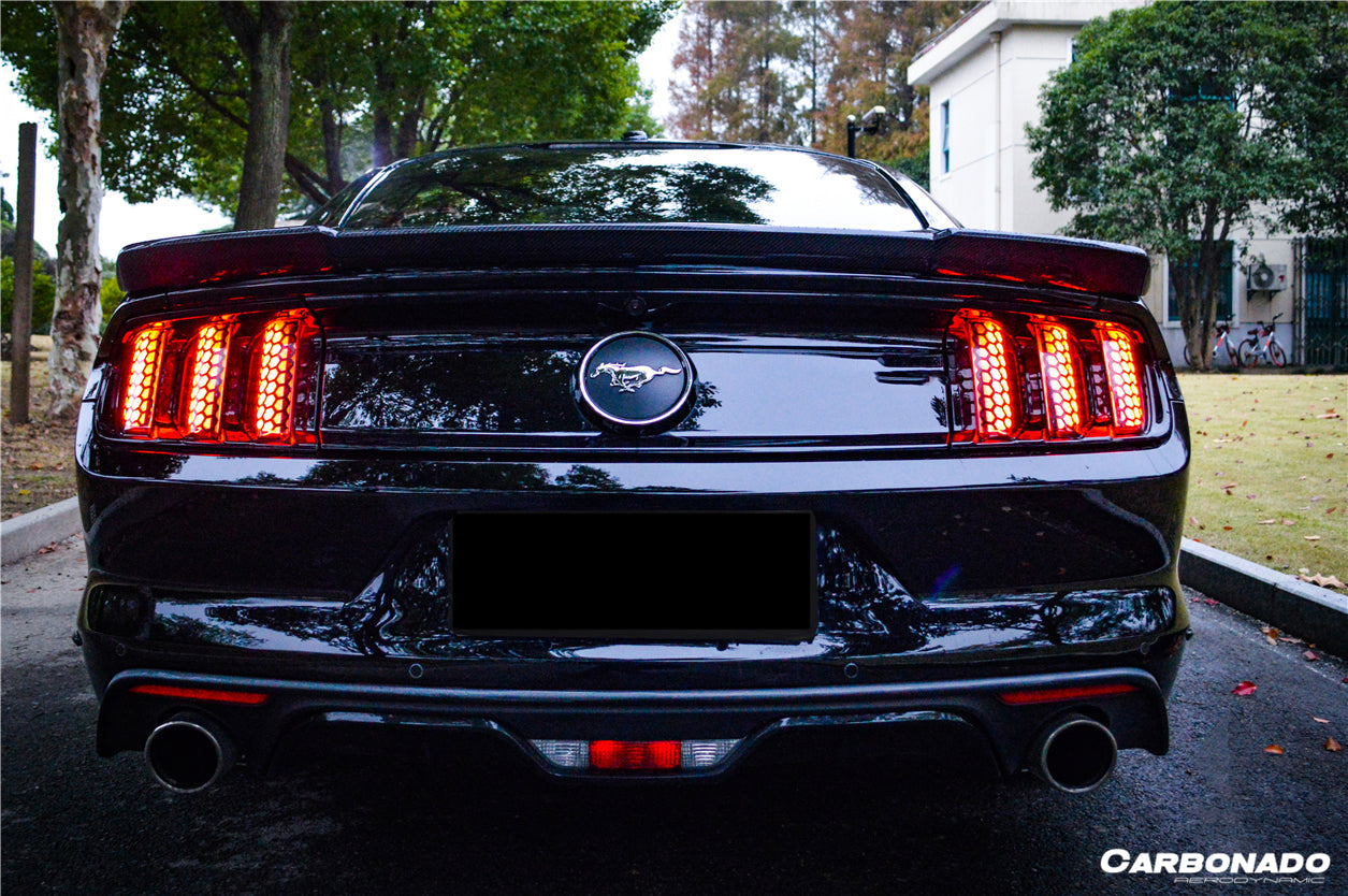 DarwinPRO 2015-2017 Ford Mustang Rsh Style Carbon Fiber Rear Diffuser Lip
