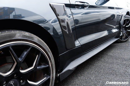 Carbonado 2015-2023 Ford Mustang Rsh Style Quarter Panel Side Scoops