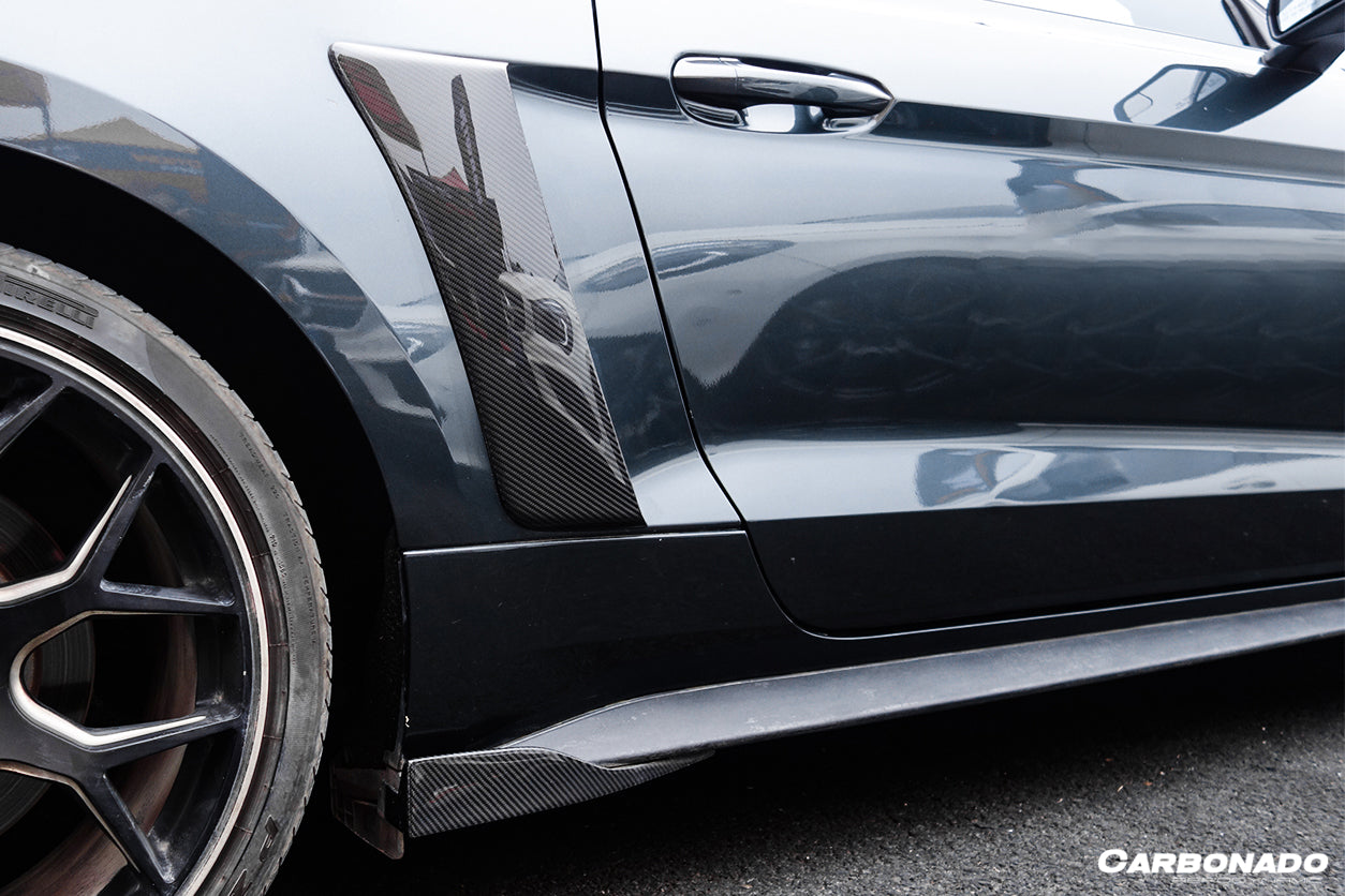 Carbonado 2015-2023 Ford Mustang Rsh Style Quarter Panel Side Scoops