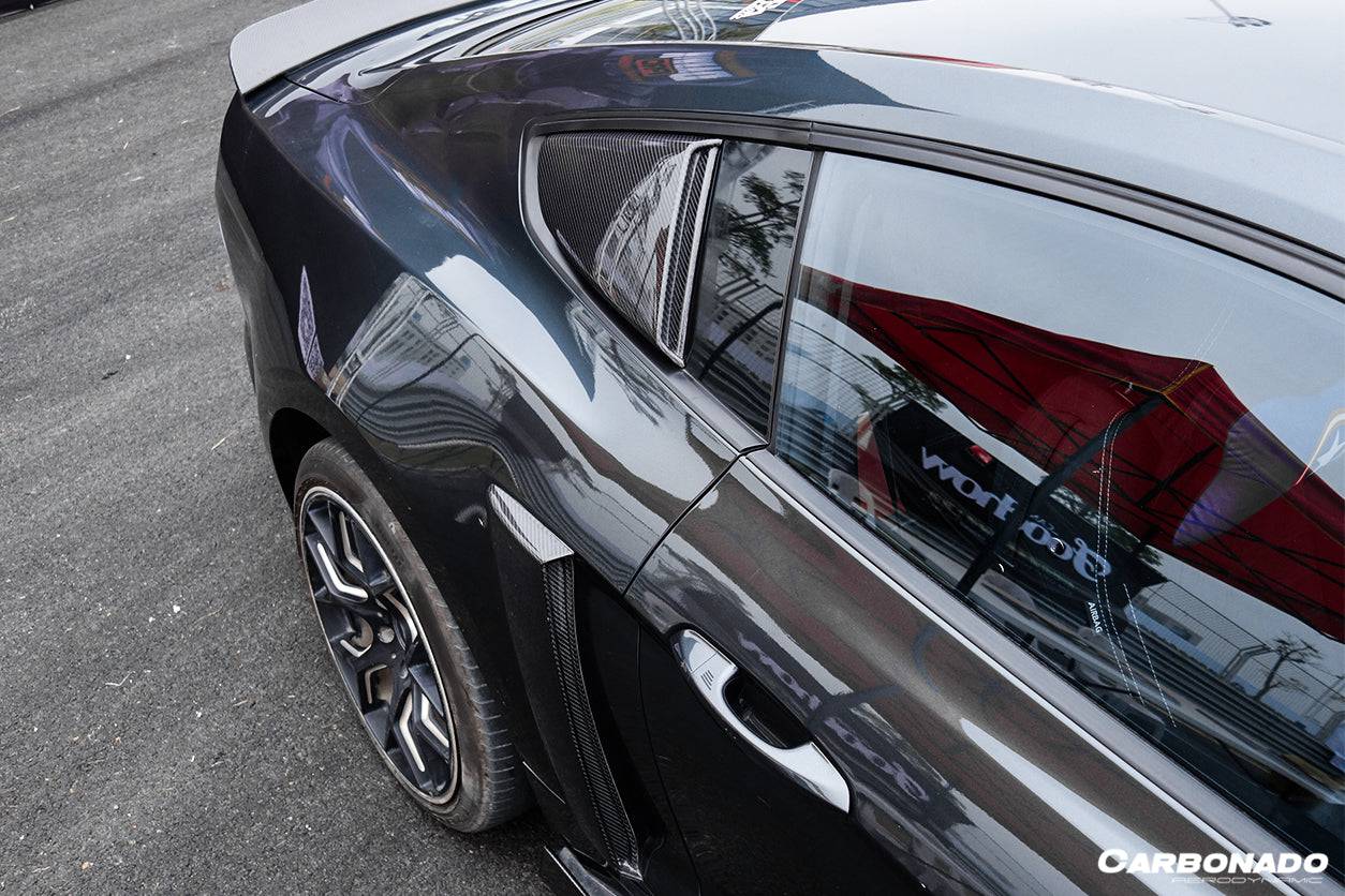 Carbonado 2015-2023 Ford Mustang Rsh Style Quarter Window Scoops