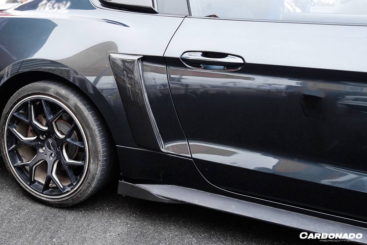 Carbonado 2015-2017 Ford Mustang Rsh Style Side Skirts Winglets