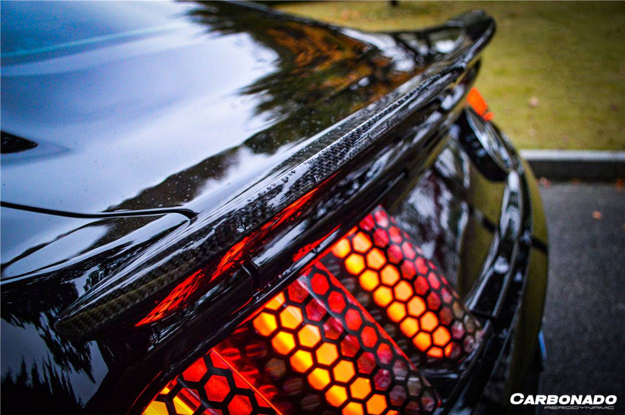 Carbonado 2015-2023 Ford Mustang Rsh Style Carbon Fiber Trunk Spoiler