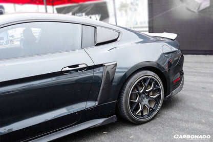 Carbonado 2015-2017 Ford Mustang Rsh Style Side Skirts Winglets