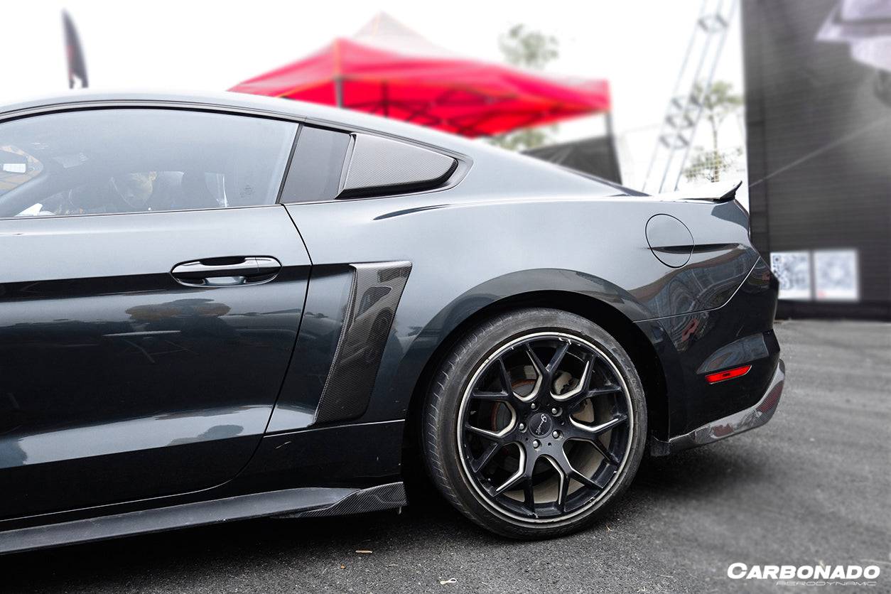 Carbonado 2015-2023 Ford Mustang Rsh Style Quarter Window Scoops