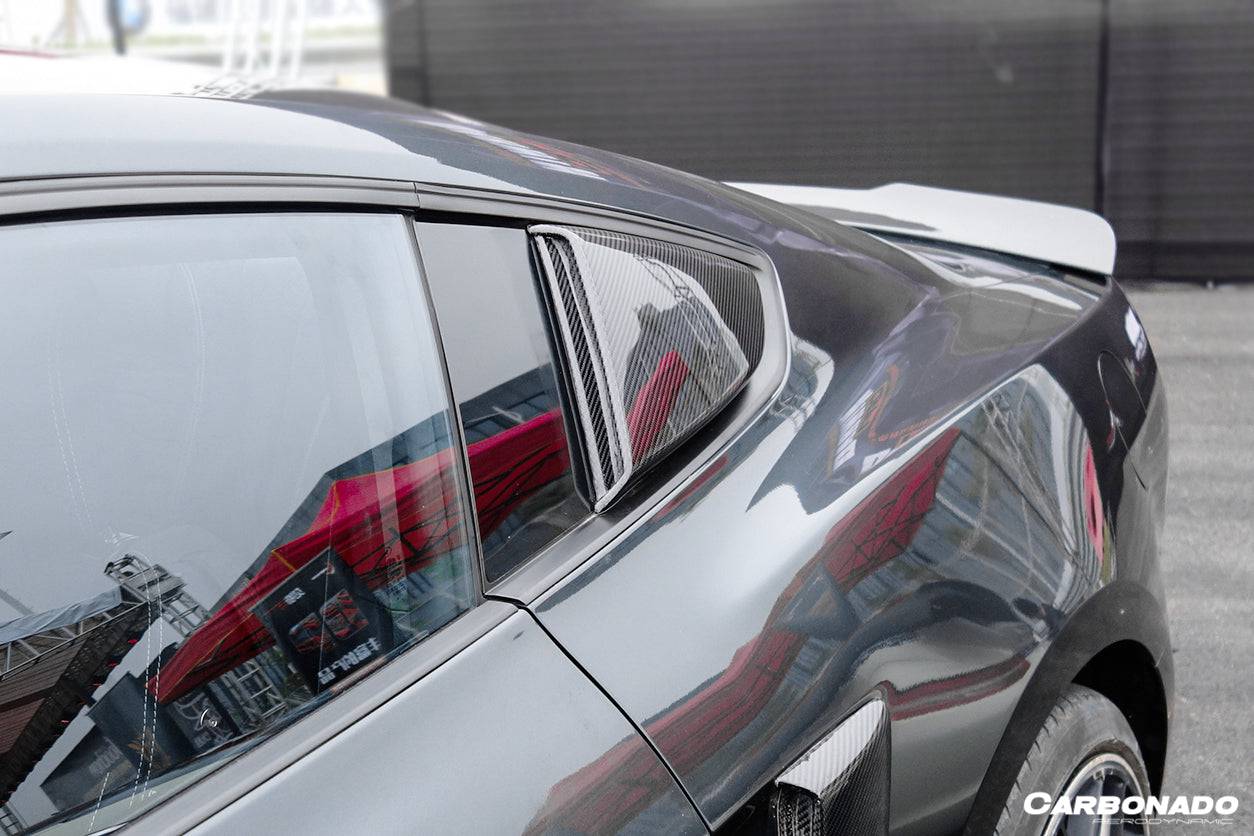 Carbonado 2015-2023 Ford Mustang Rsh Style Quarter Window Scoops