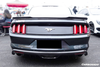 Carbonado 2015-2023 Ford Mustang Rsh Style Carbon Fiber Trunk Spoiler