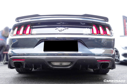 DarwinPRO 2015-2017 Ford Mustang Rsh Style Carbon Fiber Rear Diffuser Lip