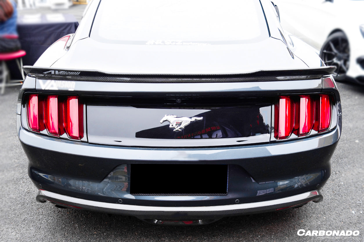 Carbonado 2015-2023 Ford Mustang Rsh Style Carbon Fiber Trunk Spoiler