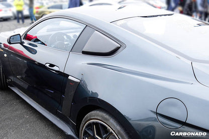 Carbonado 2015-2023 Ford Mustang Rsh Style Quarter Panel Side Scoops