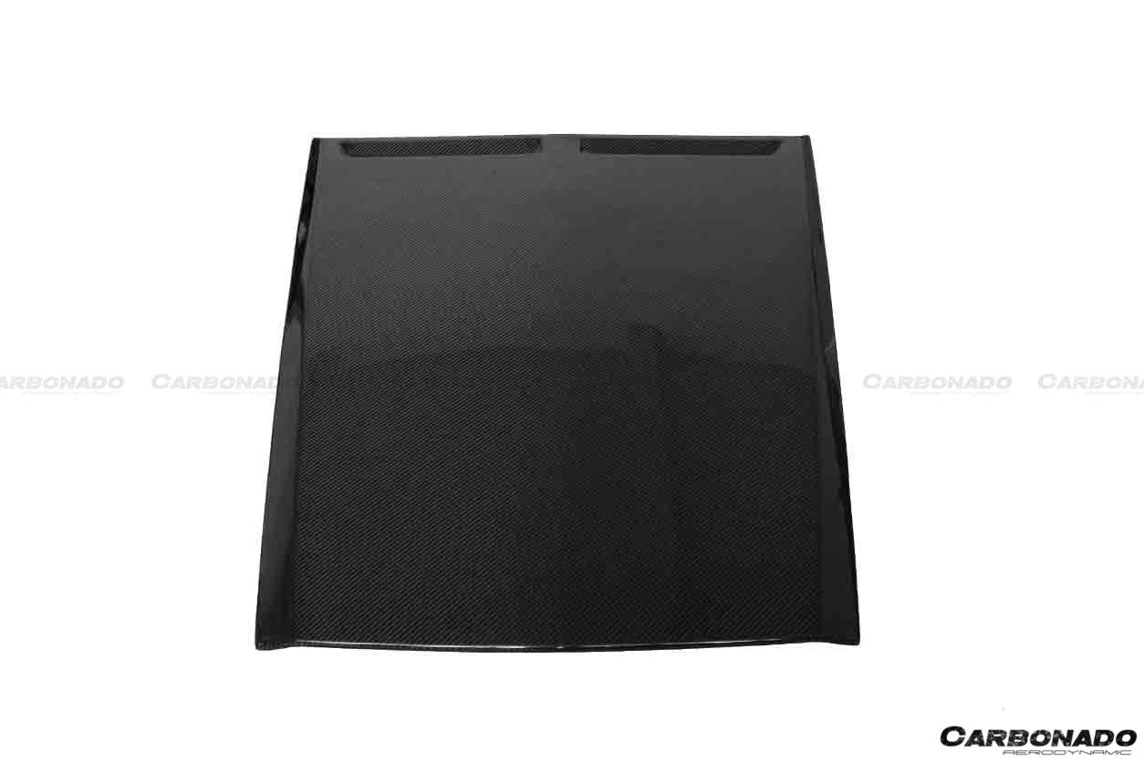 Cubierta de entrada de aire del capó estilo RSH para Ford Mustang Carbonado 2015-2017
