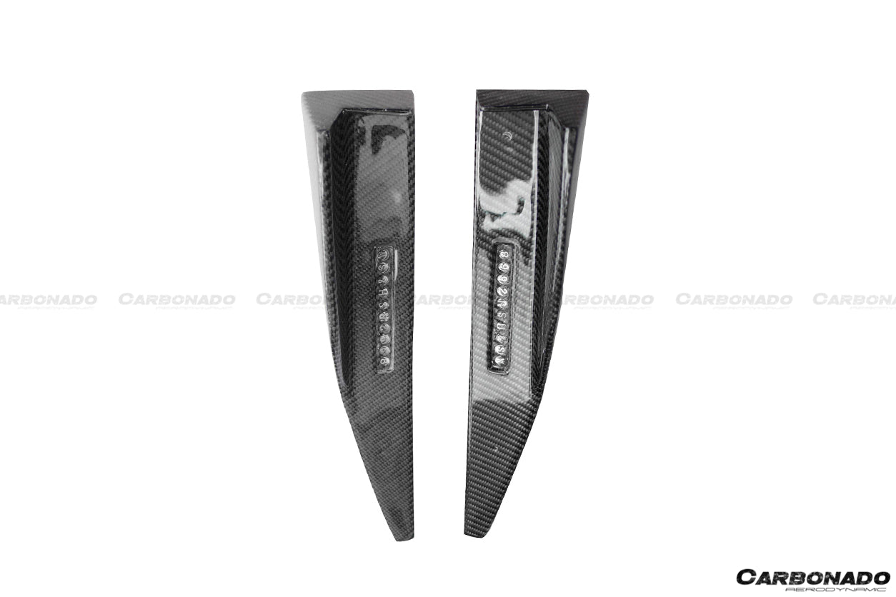 Carbonado 2015-2017 Ford Mustang Rsh Style Side Skirts Winglets